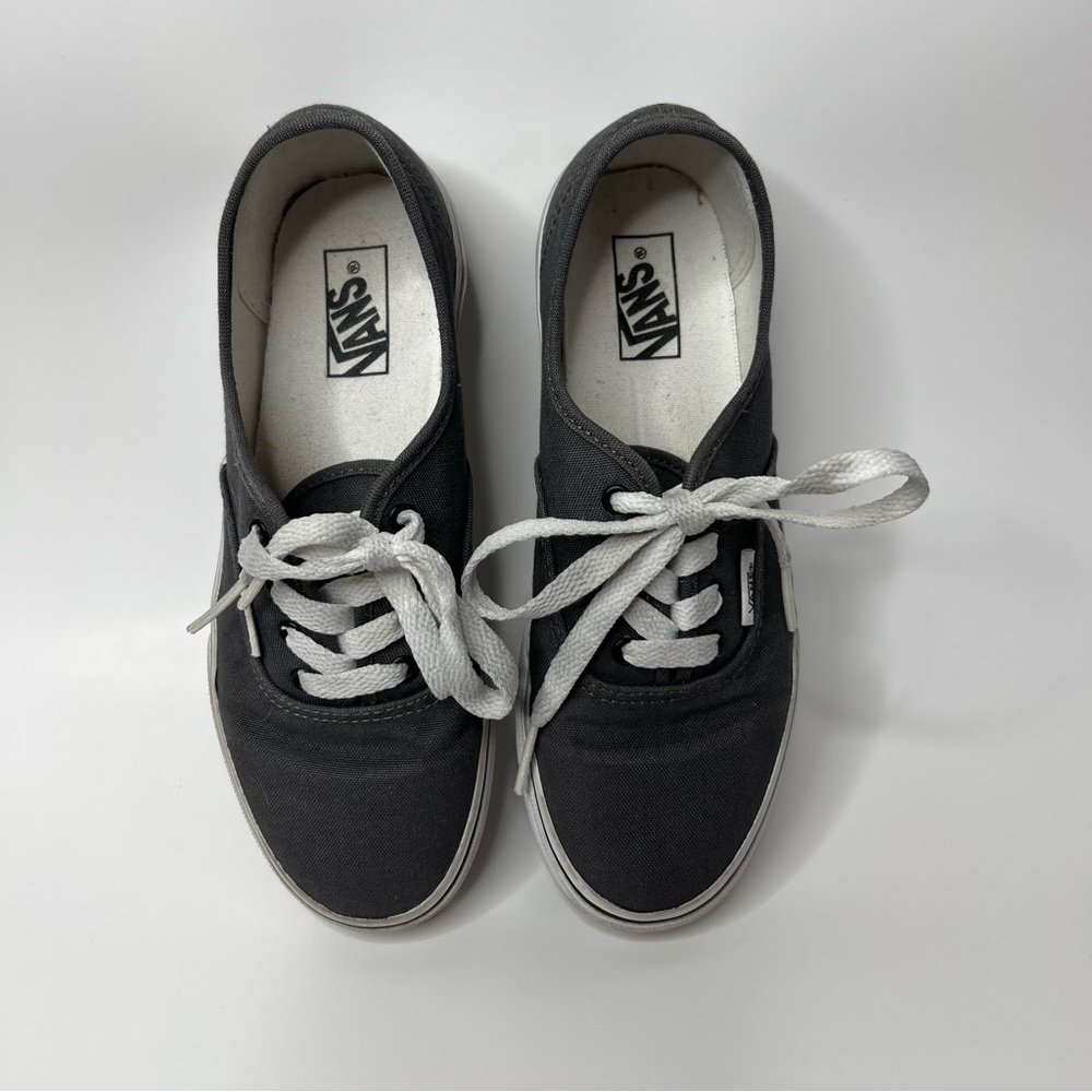 Vans Authentic Shoes, Gray, Kids Size 2
